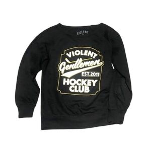 Violent Gentlemen Hockey Club ✦ Black Sweater (XS)